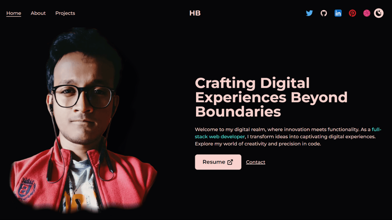 Developer Portfolio Website