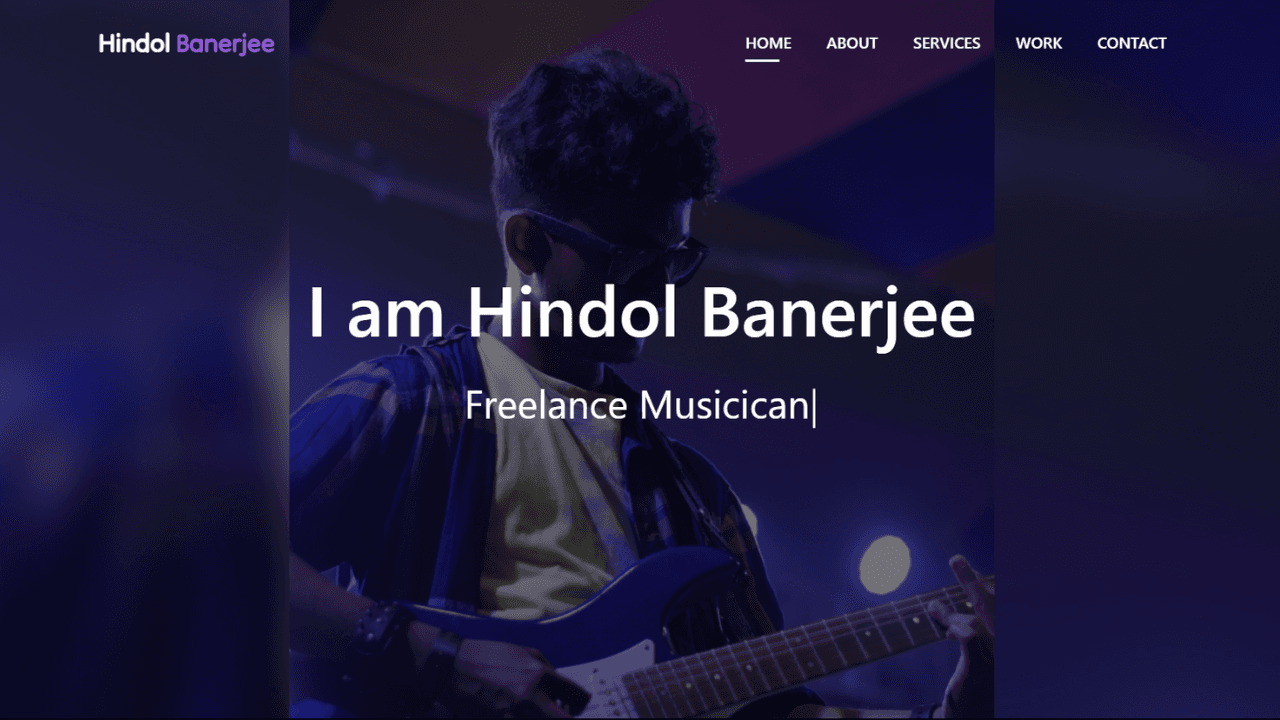 Music Portfolio Website